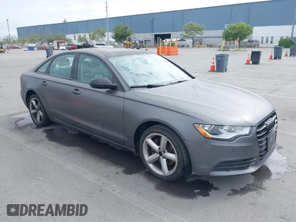 2013 Audi A6 2.0T Premium with VIN WAUCFAFC3DN043093, listed as a IAAI auction lot 42043576 with 136,592 mi miles. Bid and sale history available at carsss.com. Image 1.