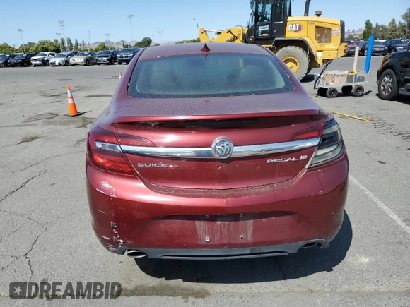 2017 Buick Regal Sport Touring with VIN 2G4GL5EX1H9119472, listed as a Copart auction lot 61468595 with 95,778 mi miles and Salvage title. Bid and sale history available at DreamBid. Image 6.