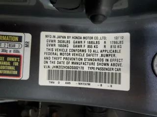 2013 Honda Insight z VIN JHMZE2H36DS002170, wystawiony jako Copart lot #56276445 z przebiegiem 197 871 mil mil oraz Czysty tytuł • Clean title. Historia ofert i sprzedaży dostępna na DreamBid. Obrazek 12.