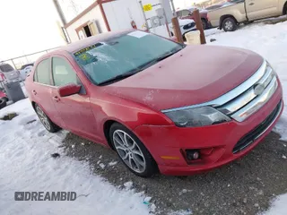 2012 Ford Fusion SEL with VIN 3FAHP0JA4CR180759, listed as a IAAI auction lot 41331221 with 177,500 mi miles. Bid and sale history available at carsss.com. Image 1.
