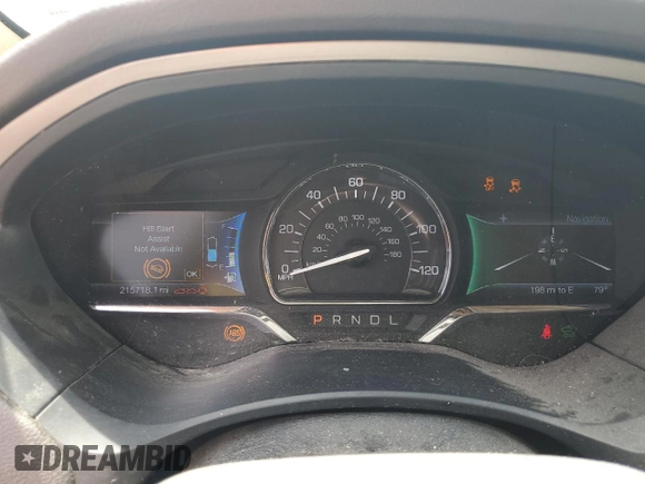 2016 Lincoln MKZ Hybrid with VIN 3LN6L2LU5GR634521, listed as a Copart auction lot 56939735 with 215,718 mi miles and Salvage title. Bid and sale history available at DreamBid. Image 9.