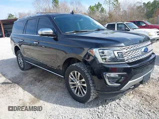 2019 Ford Expedition Max Platinum z VIN 1FMJK1MT1KEA78880, wystawiony jako IAAI lot #41449348 z przebiegiem 76 390 mil mil oraz . Historia ofert i sprzedaży dostępna na DreamBid. Obrazek 1.