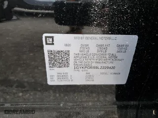 2020 Cadillac XT6 AWD Sport with VIN 1GYKPGRS9LZ229420, listed as a Copart auction lot 71463073 with 0 mi miles. Bid and sale history available at carsss.com. Image 14.