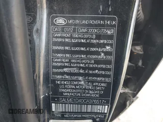 2012 Land Rover Range Rover HSE z VIN SALME1D40CA376517, wystawiony jako IAAI lot #42248985 z przebiegiem 101 005 mil mil oraz . Historia ofert i sprzedaży dostępna na DreamBid. Obrazek 9.