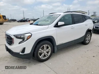 2019 GMC Terrain SLE z VIN 3GKALMEV9KL111728, wystawiony jako Copart lot #54623565 z przebiegiem 134 562 mil mil oraz Szkoda całkowita • Salvage title. Historia ofert i sprzedaży dostępna na DreamBid. Obrazek 1.