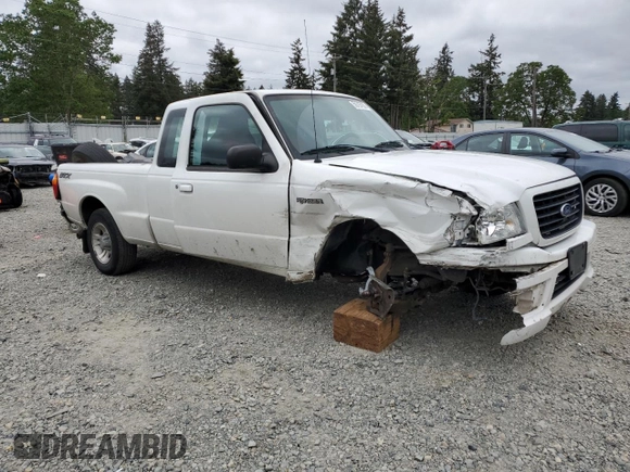 2005 Ford Ranger XLT with VIN 1FTYR44UX5PA75669, listed as a Copart auction lot 56797055 with 138,222 mi miles and Salvage title. Bid and sale history available at DreamBid. Image 4.