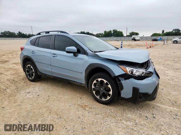 2021 Subaru Crosstrek Premium with VIN JF2GTAEC9MH657824, listed as a Copart auction lot 60676105 with 55,958 mi miles and Salvage title. Bid and sale history available at DreamBid. Image 4.