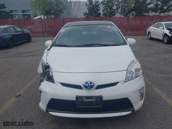 2013 Toyota Prius One with VIN JTDKN3DU0D1675341, listed as a IAAI auction lot 41906996 with 102,492 mi miles. Bid and sale history available at carsss.com. Image 12.