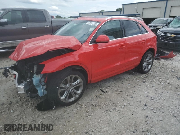 2017 Audi Q3 Premium Plus with VIN WA1JCCFS7HR006062, listed as a Copart auction lot 61395335 with 48,346 mi miles and Clean title. Bid and sale history available at DreamBid. Image 1.