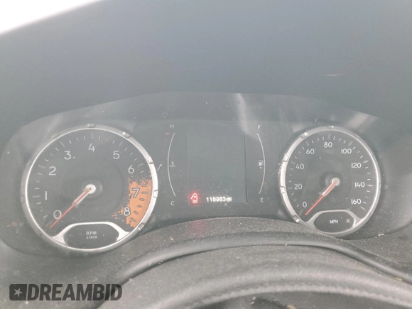 2017 Jeep Renegade Latitude with VIN ZACCJBBB9HPF31577, listed as a Copart auction lot 63588385 with 116,983 mi miles and Salvage title. Bid and sale history available at DreamBid. Image 9.