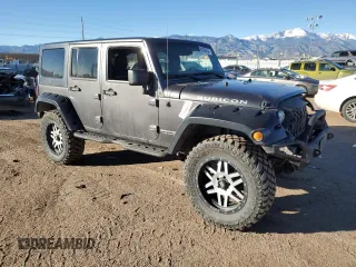 2018 Jeep Wrangler JK Unlimited Rubicon with VIN 1C4BJWFG5JL847271, listed as a Copart auction lot 80308434 with 101,375 mi miles and Salvage Title. Bid and sale history available at carsss.com. Image 4.