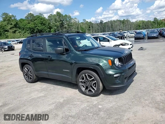 2021 Jeep Renegade Jeepster with VIN ZACNJCAB5MPM41821, listed as a Copart auction lot 55664685 with 34,194 mi miles and Salvage title. Bid and sale history available at DreamBid. Image 14.