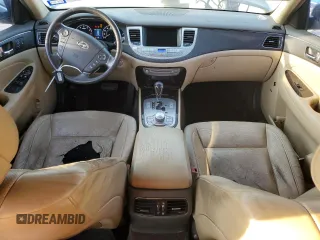 2009 Hyundai Genesis with VIN KMHGC46E19U020470, listed as a Copart auction lot 68014994 with 181,643 mi miles and Salvage Title. Bid and sale history available at carsss.com. Image 8.