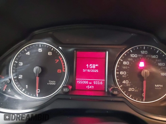 2011 Audi Q5 Premium z VIN WA1CFAFP7BA047054, wystawiony jako IAAI lot #41771362 z przebiegiem 155 066 mil mil oraz . Historia ofert i sprzedaży dostępna na DreamBid. Obrazek 7.