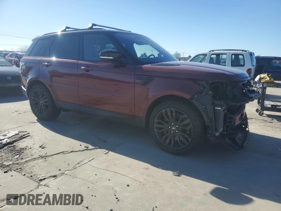 2017 Land Rover Range Rover Sport with VIN SALWR2FE2HA143609, listed as a Copart auction lot 87366894 with 80,801 mi miles and Salvage Title. Bid and sale history available at DreamBid. Image 4.