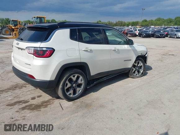 2018 Jeep Compass Limited с VIN 3C4NJDCB5JT354348, выставлен на аукционе IAAI как лот 42385092 с пробегом 78 469 миль миль и . История ставок и продаж доступна на DreamBid. Изображение 4.