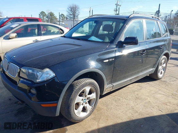2008 BMW X3 3.0si with VIN WBXPC93468WJ24116, listed as a IAAI auction lot 41654364 with 177,610 mi miles and . Bid and sale history available at DreamBid. Image 2.