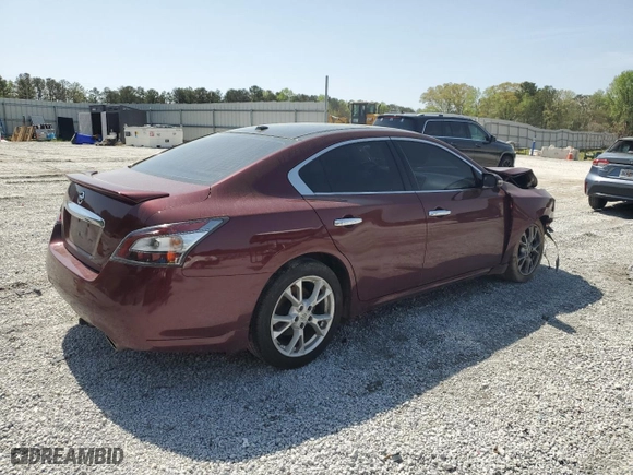 2012 Nissan Maxima 3.5 S with VIN 1N4AA5AP5CC823655, listed as a Copart auction lot 51060235 with 174,217 mi miles and Salvage Title. Bid and sale history available at carsss.com. Image 3.