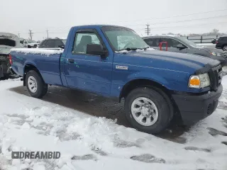 2008 Ford Ranger XL with VIN 1FTYR10U88PA49225, listed as a Copart auction lot 43600025 with 159,547 mi miles and Salvage title. Bid and sale history available at DreamBid. Image 4.