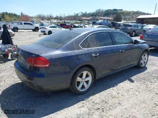 2012 Volkswagen Passat SE with VIN 1VWBH7A32CC036985, listed as a IAAI auction lot 41903135 with 116,376 mi miles. Bid and sale history available at carsss.com. Image 4.