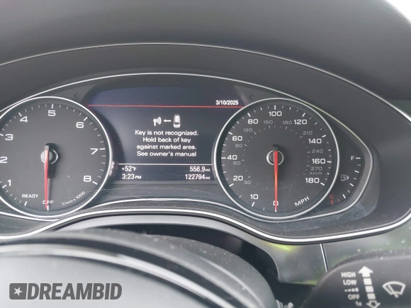 2016 Audi A7 Prestige z VIN WAU2GAFC5GN008438, wystawiony jako IAAI lot #41754579 z przebiegiem 122 794 mil mil oraz . Historia ofert i sprzedaży dostępna na DreamBid. Obrazek 7.