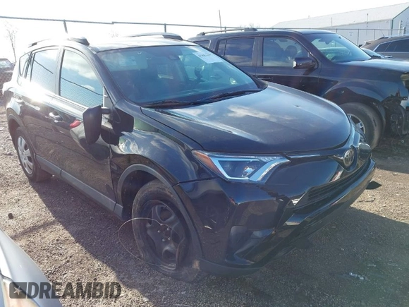 2018 Toyota RAV4 LE with VIN 2T3BFREV8JW706999, listed as a IAAI auction lot 41863485 with 115,589 mi miles. Bid and sale history available at carsss.com. Image 1.