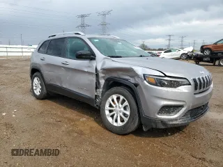 2021 Jeep Cherokee Latitude with VIN 1C4PJMCB2MD193315, listed as a Copart auction lot 54089145 with 60,979 mi miles and Salvage title. Bid and sale history available at DreamBid. Image 4.