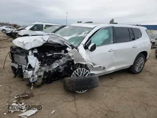 2025 GMC Acadia AWD Denali z VIN 1GKENRRS9SJ149492, wystawiony jako Copart lot #85845504 z przebiegiem Nie podano mil oraz Szkoda całkowita • Salvage title. Historia ofert i sprzedaży dostępna na DreamBid. Obrazek 1.