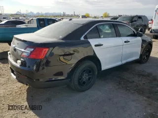 2019 Ford Police Interceptor Sedan with VIN 1FAHP2MK4KG103458, listed as a Copart auction lot 52939635 with 55,296 mi miles and Salvage Title. Bid and sale history available at carsss.com. Image 3.