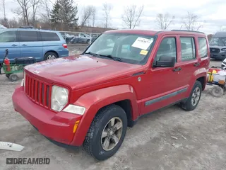 2008 Jeep Liberty Sport with VIN 1J8GN28K98W172790, listed as a IAAI auction lot 41983877 with 248,025 mi miles. Bid and sale history available at carsss.com. Image 17.