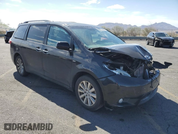 2017 Toyota Sienna XLE с VIN 5TDDZ3DC4HS176328, выставлен на аукционе Copart как лот 53185675 с пробегом 80 226 миль миль и Списание • Salvage title. История ставок и продаж доступна на DreamBid. Изображение 4.