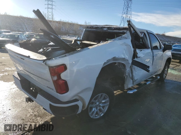 2021 Chevrolet Silverado 1500 RST with VIN 3GCUYEET7MG103346, listed as a Copart auction lot 89305765 with 46,339 mi miles and Non Repairable. Bid and sale history available at carsss.com. Image 3.