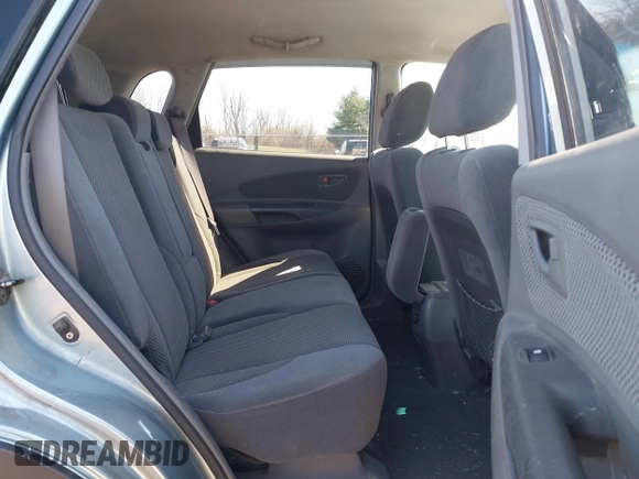2007 Hyundai Tucson SE with VIN KM8JN72D07U492574, listed as a IAAI auction lot 41810743 with 234,267 mi miles and . Bid and sale history available at DreamBid. Image 8.