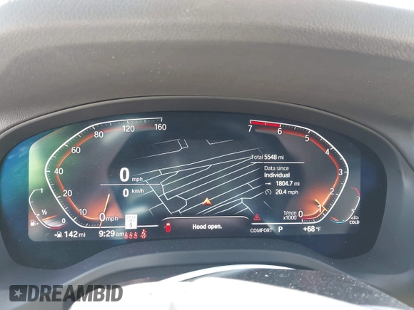 2024 BMW X3 sDrive30i with VIN 5UX43DP00R9X15423, listed as a IAAI auction lot 41866754 with 5,548 mi miles and . Bid and sale history available at DreamBid. Image 7.