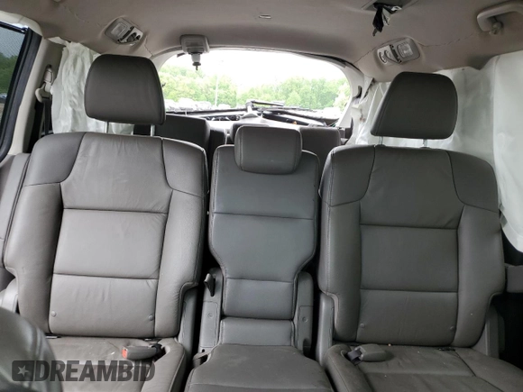 2013 Honda Odyssey EX-L with VIN 5FNRL5H69DB031498, listed as a Copart auction lot 55459745 with 129,773 mi miles and Salvage title. Bid and sale history available at DreamBid. Image 10.