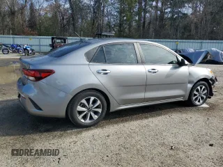 2022 Kia Rio LX with VIN 3KPA24AD4NE464172, listed as a Copart auction lot 87828245 with 63,796 mi miles and Salvage Title. Bid and sale history available at carsss.com. Image 3.
