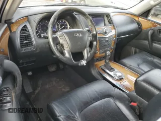2013 Infiniti QX56 with VIN JN8AZ2NF1D9550722, listed as a Copart auction lot 42160175 with 243,578 mi miles and Salvage title. Bid and sale history available at DreamBid. Image 8.