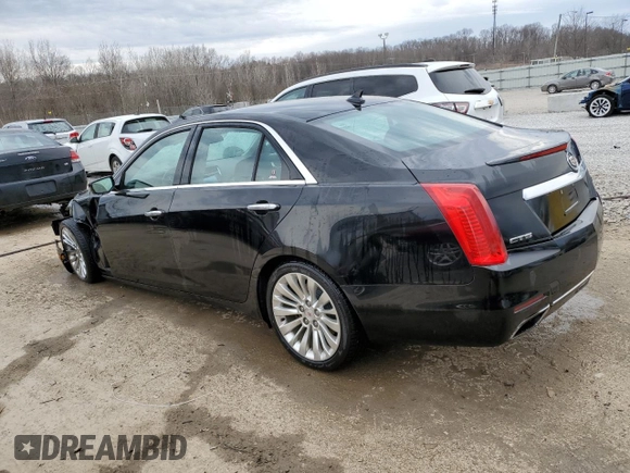 2014 Cadillac CTS Luxury RWD with VIN 1G6AR5SX9E0153908, listed as a Copart auction lot 47786675 with 157,989 mi miles and Salvage Title. Bid and sale history available at carsss.com. Image 2.