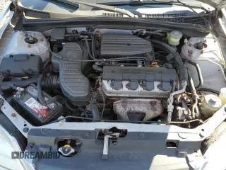 2001 Honda Civic LX with VIN 2HGES165X1H558154, listed as a Copart auction lot 52314305 with 197,640 mi miles and Salvage Title. Bid and sale history available at carsss.com. Image 11.