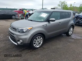 2018 Kia Soul + with VIN KNDJP3A59J7558286, listed as a IAAI auction lot 42080799 with 86,515 mi miles. Bid and sale history available at carsss.com. Image 2.