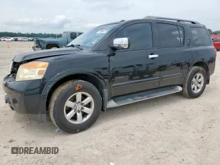 2010 Nissan Armada SE z VIN 5N1BA0NDXAN616869, wystawiony jako Copart lot #59044175 z przebiegiem 143 748 mil mil oraz Szkoda całkowita • Salvage title. Historia ofert i sprzedaży dostępna na DreamBid. Obrazek 1.