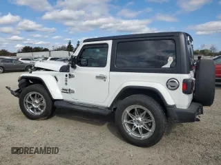 2021 Jeep Wrangler Sport S with VIN 1C4GJXAN4MW586431, listed as a Copart auction lot 79587694 with 30,013 mi miles and Salvage Title. Bid and sale history available at DreamBid. Image 2.