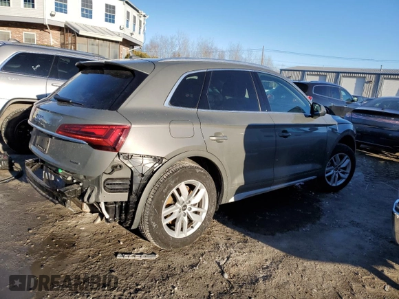 2023 Audi Q5 S line Premium with VIN WA1GAAFY5P2091998, listed as a Copart auction lot 42905015 with 14,041 mi miles and Salvage title. Bid and sale history available at DreamBid. Image 3.