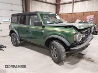 2023 Ford Bronco with VIN 1FMDE5BH8PLB29322, listed as a IAAI auction lot 42334845 with 28,352 mi miles and . Bid and sale history available at DreamBid. Image 1.