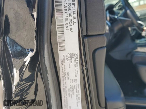 2021 Jeep Grand Cherokee Laredo X with VIN 1C4RJEAG1MC517468, listed as a Copart auction lot 48817125 with 81,743 mi miles and Salvage title. Bid and sale history available at DreamBid. Image 15.