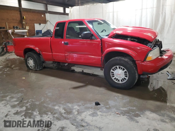 2000 GMC Sonoma SLS w/1SJ Pkg with VIN 1GTCT19W7Y8295371, listed as a Copart auction lot 78570054 with 147,987 mi miles and Salvage Title. Bid and sale history available at carsss.com. Image 4.