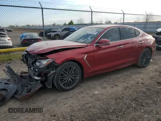 2019 Genesis G70 Advanced with VIN KMTG64LAXKU019564, listed as a Copart auction lot 84344554 with 63,773 mi miles and Salvage Title. Bid and sale history available at DreamBid. Image 1.