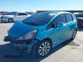 2013 Honda Fit Sport with VIN JHMGE8H56DC034820, listed as a IAAI auction lot 41737797 with 157,846 mi miles. Bid and sale history available at carsss.com. Image 2.