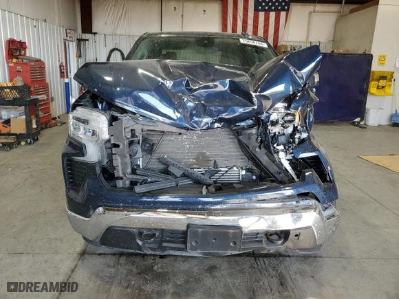 2022 Chevrolet Silverado 1500 LT with VIN 1GCPDKEK2NZ628752, listed as a Copart auction lot 75650744 with 29,913 mi miles and Salvage Title. Bid and sale history available at carsss.com. Image 5.