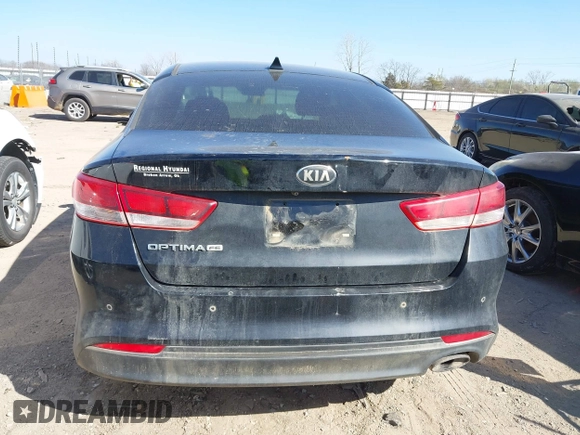 2018 Kia Optima LX with VIN 5XXGT4L36JG179342, listed as a IAAI auction lot 41794368 with 120,649 mi miles. Bid and sale history available at carsss.com. Image 17.